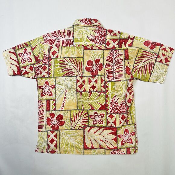 Tori Richard Honolulu Men’s Size Medium Hawaiian Tropical Shirt Palm Tree - Picture 9 of 9